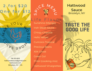 Hattwood Sauce Descriptions, Categories and Style
