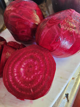 Precious Beets: Aged Mixed Ghost & Caribbean Peppers with fresh beets & aromatics